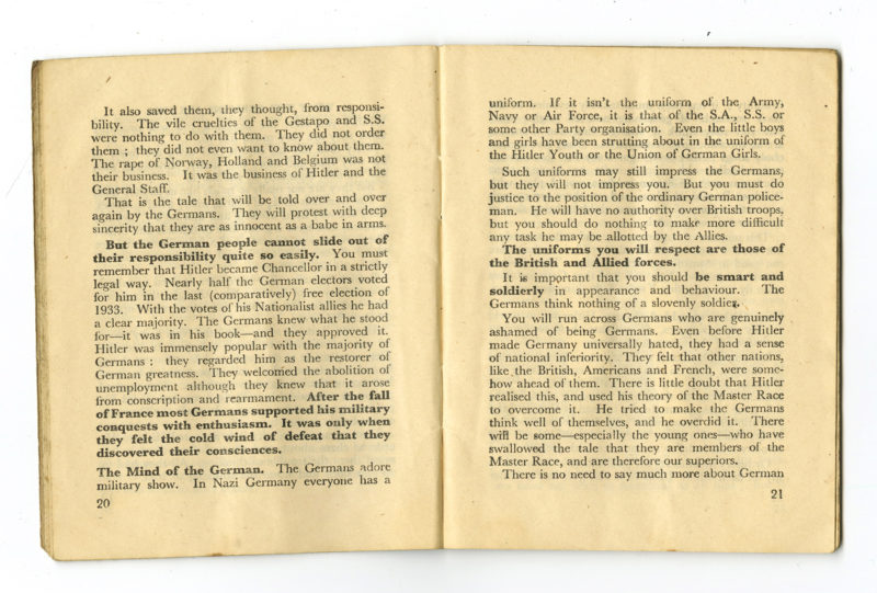 A page of an old book with the text " in words "