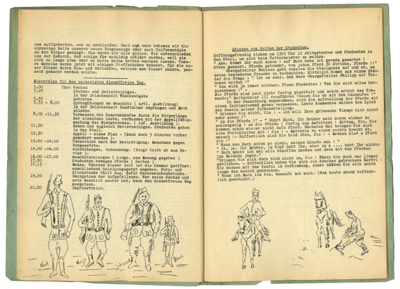 A page of an old book with drawings on it.