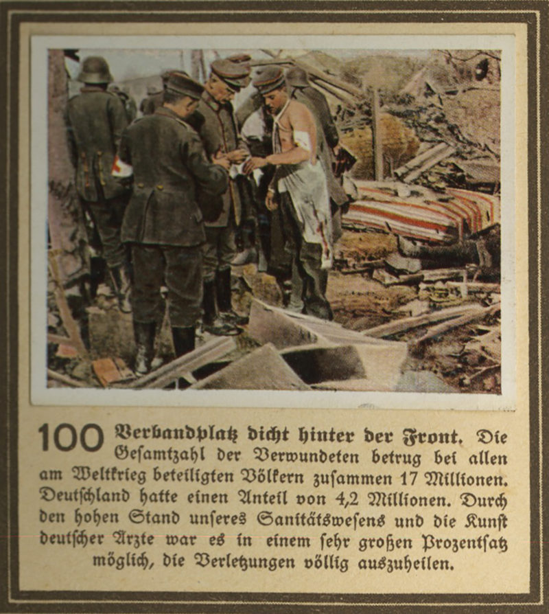 A picture of the rubble in germany is shown.