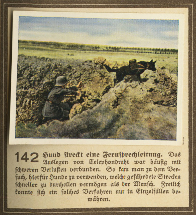 A picture of an old german war scene.