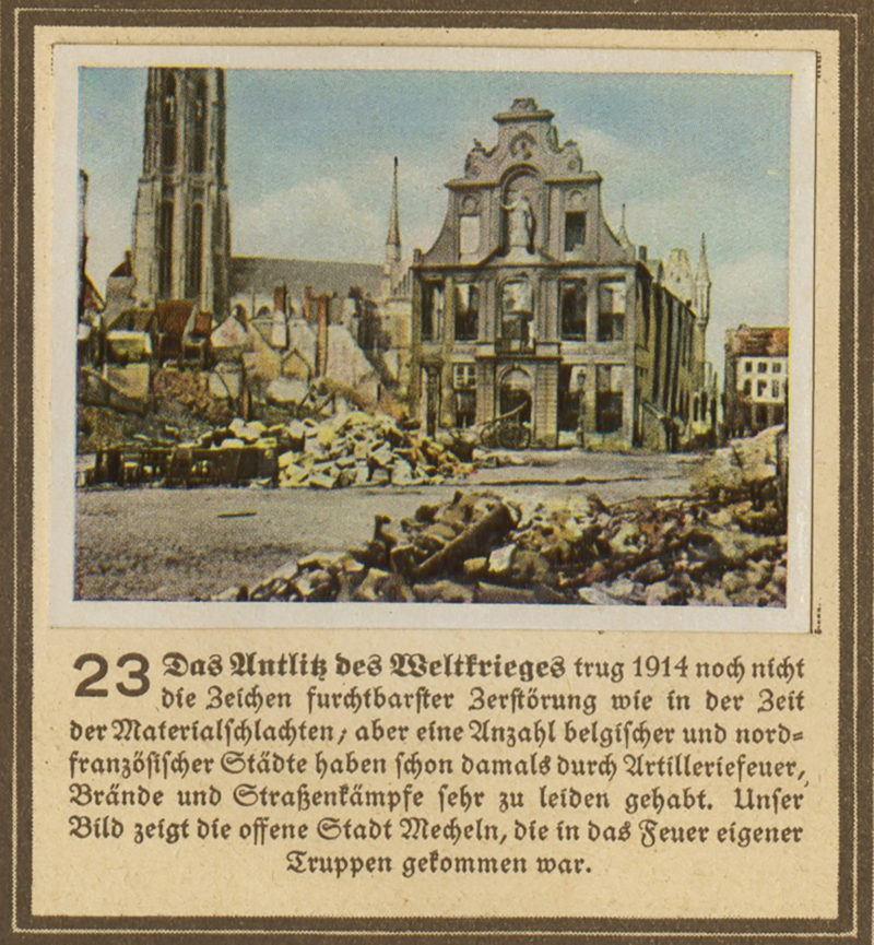 A picture of an old building in the middle of ruins.